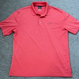 Greg Norman for Tasso Elba Coral Polo Shirt